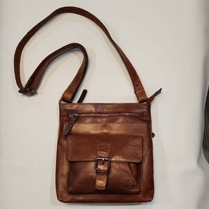 Vintage Wild West | Leather Messengerbag Crossbody Bag